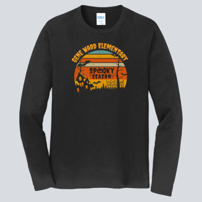 Adult Long Sleeve Shirt - Fall Holidays - Haunted House Thumbnail