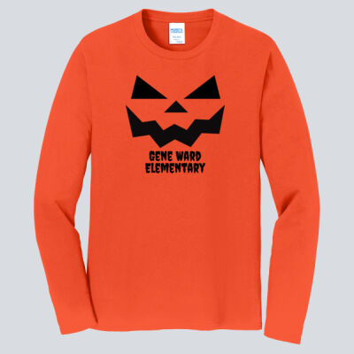 Adult Long Sleeve Shirt - Fall Holidays - Jack O' Lantern Thumbnail