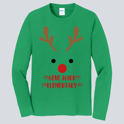 Adult Long Sleeve Shirt - Winter - Reindeer  Thumbnail