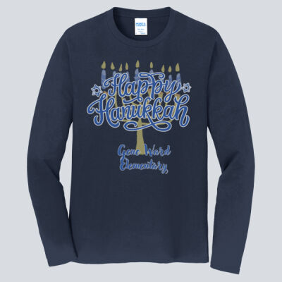 Adult Long Sleeve Shirt - Winter - Hanukkah  Thumbnail