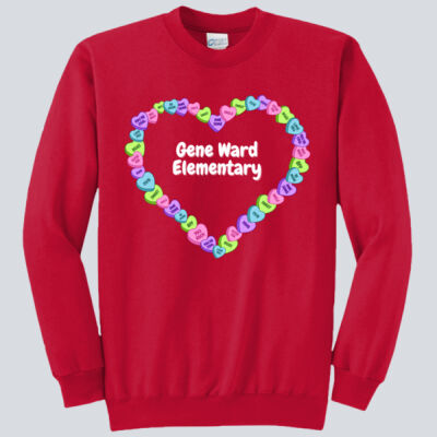 Adult Crewneck - Spring - Candy Hearts Thumbnail